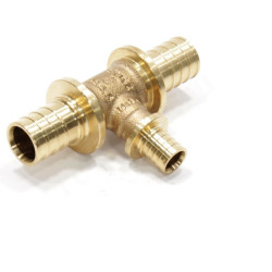 Тройник 25-16-25, Rehau RAUTITAN PLATINUM, RX, надв.гильза-надв.гильза, бронза