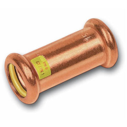 Муфта 54-54, Sanha Press Gas, 10270S, пресс-пресс, медь