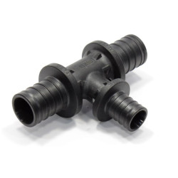 Тройник 32-25-32, Rehau RAUTITAN, PX, надв.гильза-надв.гильза, полифениленсульфон