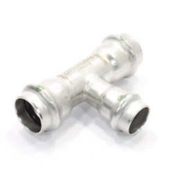 Тройник 22-18-22, Viega Sanpress Inox, 2318, пресс-пресс, сталь нержавеющая