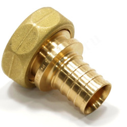 Переходник 32-1 1/2", Rehau RAUTITAN MX, надв.гильза-резьба, вн., латунь, с накид.гайкой