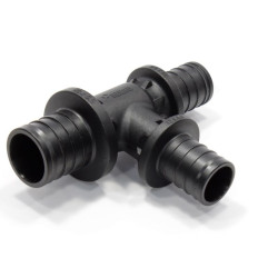 Тройник 40-32-32, Rehau RAUTITAN, PX, надв.гильза-надв.гильза, полифениленсульфон