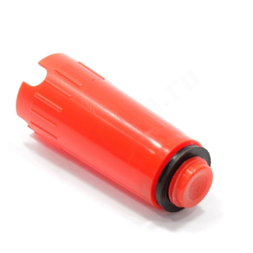 Заглушка 1/2", Henco, резьба, нар., полипропилен плоская прокладка, длина 80 мм