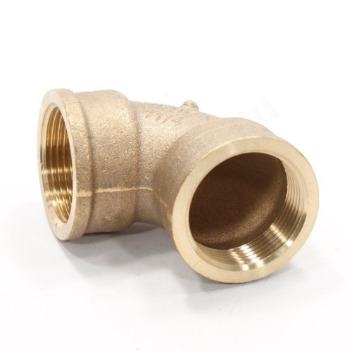 Отвод 90° 1 1/4"-1 1/4", Viega R2 3090, резьба-резьба, вн., бронза