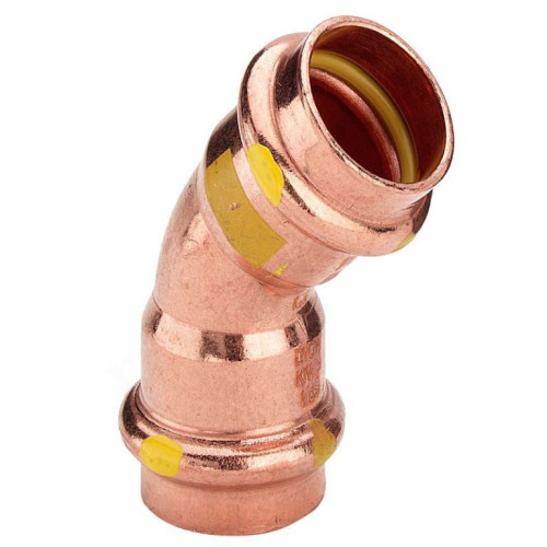 Отвод 45 18-18, Viega Profipress G 2626, пресс-пресс, медь, медь