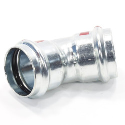 Отвод 45° 35-35, Viega Prestabo, 1126, пресс-пресс, сталь (цинк)