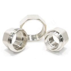 Американка 1"-1", General Fittings 2700 A7, резьба-резьба, вн., латунь (никель)