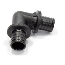 Угольник 90° 40-40, Rehau RAUTITAN, PX, надв.гильза-надв.гильза, полифениленсульфон