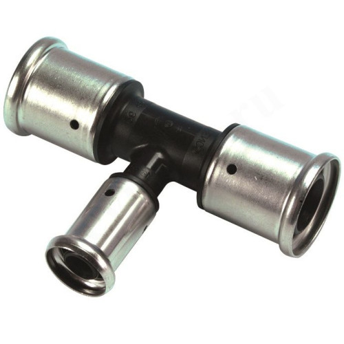 Тройник 75-50-75, Henco PK, 10, пресс-пресс, PVDF