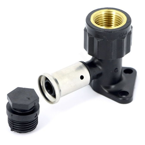 Водорозетка 16-1/2", Henco PK, 2, пресс-резьба, вн., PVDF