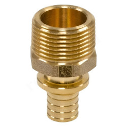 Переходник 25-1", Rehau RAUTITAN MX, надв.гильза-резьба, нар., латунь