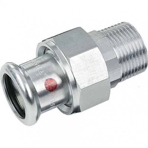 Американка 22-3/4", Sanha Therm 24333G, пресс-резьба, нар., сталь (цинк)