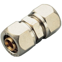 Муфта 16-16, Henco S, обжим-обжим, латунь