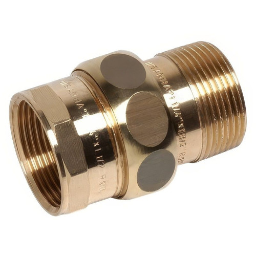 Американка 1 1/4"-1 1/4", Sanha, резьба-резьба, нар.-вн., латунь