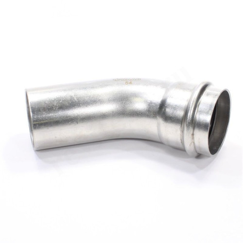 Отвод 45 54-54, WAAG Heavy Inox, пресс-труба, сталь нержавеющая