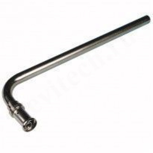 Трубка Г-образная 16-15, Henco P 25, пресс-труба, медь (никель), L1 100