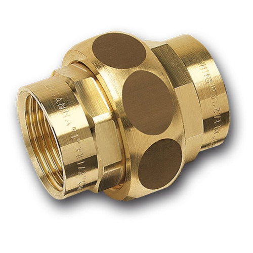 Американка 1/2"-1/2", Sanha PURAFIT 3330, резьба-резьба, вн., бронза
