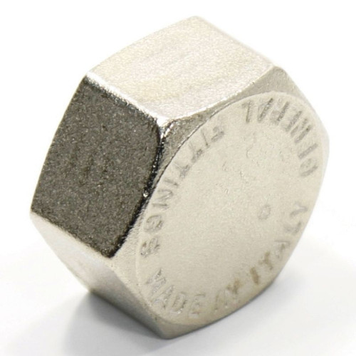 Заглушка 1/2", General Fittings 2600 41, резьба, вн., латунь (никель)