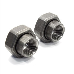 Соединение с накидной гайкой 1 1/2"-1", DAB, резьба-резьба, вн., чугун