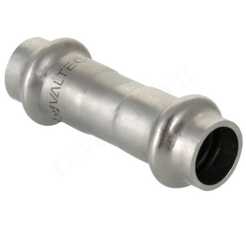 Муфта 15-15, Valtec VT.INOX-PRESS, пресс-пресс, сталь нержавеющая