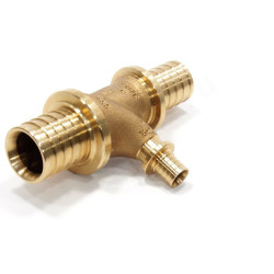 Тройник 40-16-32, Rehau RAUTITAN, RX+, надв.гильза-надв.гильза, бронза