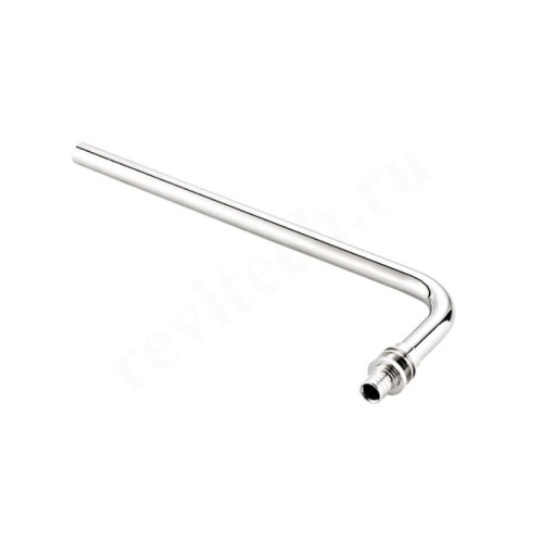 Трубка Г-образная 20-15, RTP, надв.гильза-труба, латунь (хром)