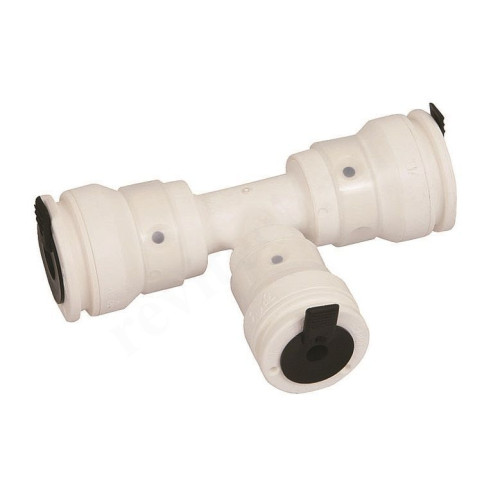 Тройник 20-16-20, Henco Vision, обжим-обжим, поливинилденфторид