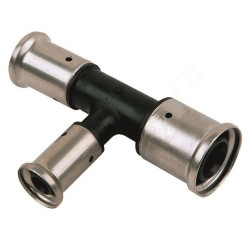 Тройник 75-50-63, Henco PK, 11, пресс-пресс, PVDF