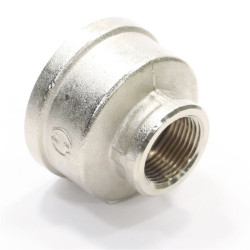 Муфта 1 1/2"-3/4", General Fittings 2600 47, резьба-резьба, вн., латунь (никель)