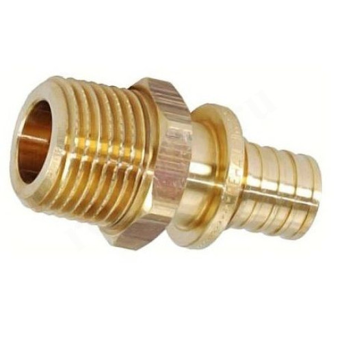 Переходник 16-1", Rehau RAUTITAN, RX, надв.гильза-резьба, нар., бронза