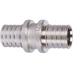 Муфта 17-10, Rehau RAUTHERM S, надв.гильза-надв.гильза, латунь (цинк)