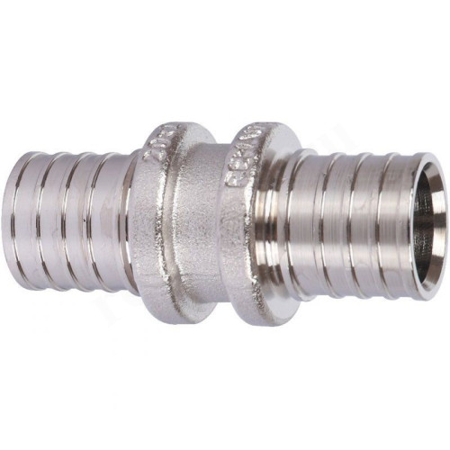 Муфта 17-10, Rehau RAUTHERM S, надв.гильза-надв.гильза, латунь (цинк)