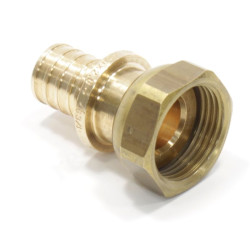 Переходник 20-3/4", Rehau RAUTITAN RX+, надв.гильза-резьба, вн., бронза, с накид.гайкой