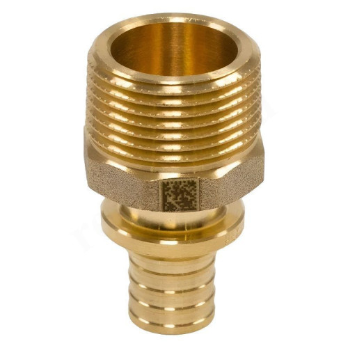 Переходник 16-1/2", Rehau RAUTITAN MX, надв.гильза-резьба, нар., латунь