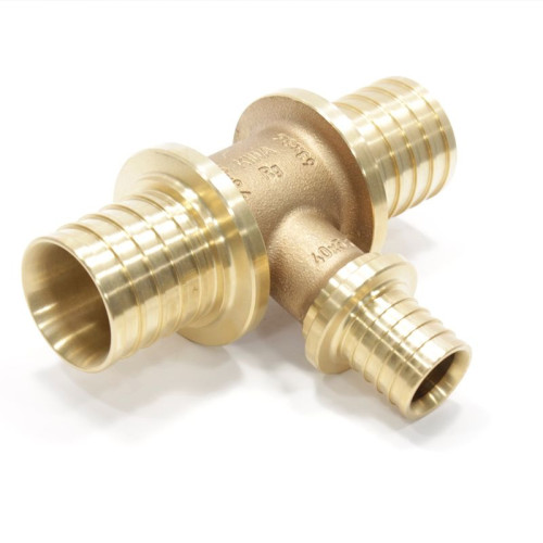 Тройник 63-40-63, Rehau RAUTITAN, RX, надв.гильза-надв.гильза, бронза