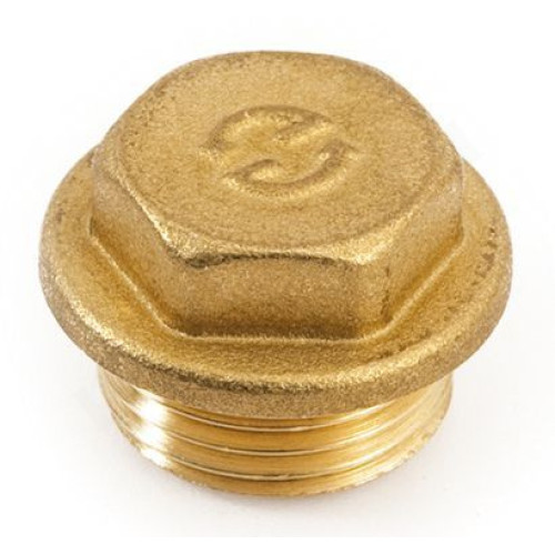 Заглушка 2", General Fittings 2600 F4 , резьба, нар., латунь