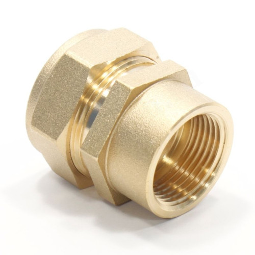 Переходник 20-3/4", Stahlmann EF, обжим-резьба, вн., латунь