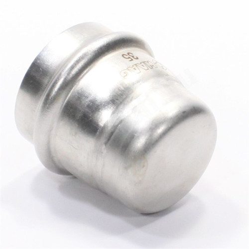 Заглушка 35, WAAG Heavy Inox, пресс, сталь нержавеющая