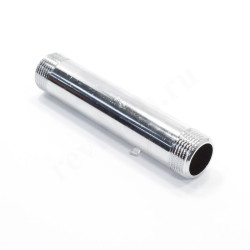 Удлинитель 1/2"-1/2", General Fittings 2600 43, резьба-резьба, нар., латунь (хром), L125