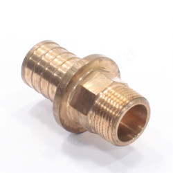 Переходник 32-3/4", Rehau RAUTITAN, RX+, надв.гильза-резьба, нар., бронза