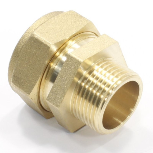 Переходник 20-3/4", Stahlmann EF, обжим-резьба, нар., латунь