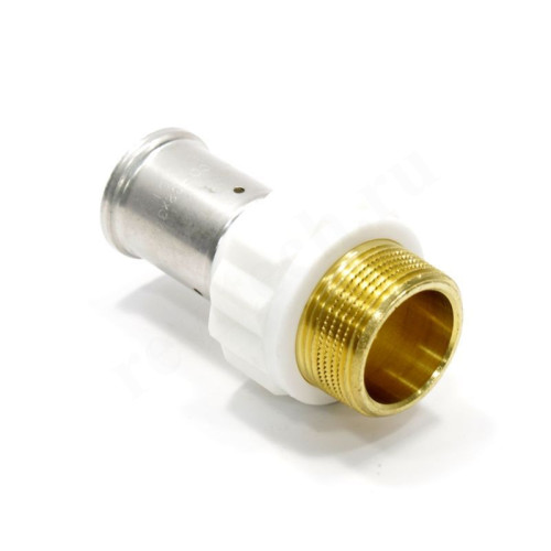 Переходник 32-1 1/4", Henco PKW, 17, пресс-резьба, нар., PVDF