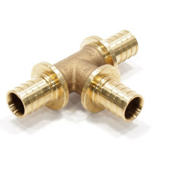 Тройник 25-25-25, Rehau RAUTITAN PLATINUM, RX, надв.гильза-надв.гильза, бронза