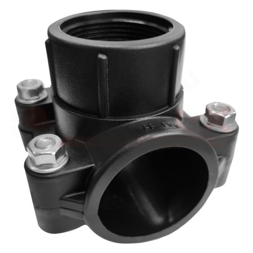 Врезка 50-3/4"-50, Valfex, обжим-резьба, вн., PP-R, для ПНД труб