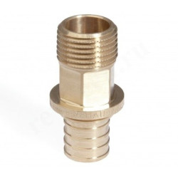 Переходник 50-1 1/2", Rehau RAUTITAN, RX, надв.гильза-резьба, нар., бронза