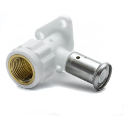 Водорозетка 26-3/4", Henco PKW, 2, пресс-резьба, вн., PVDF