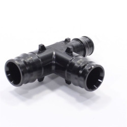 Тройник 20-20-16, WAAG Xpand, обж.кольцо-обж.кольцо, полифениленсульфон