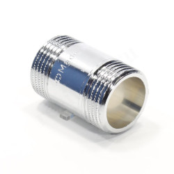 Удлинитель 1"-1", General Fittings 2600 43, резьба-резьба, нар., латунь (хром), L50