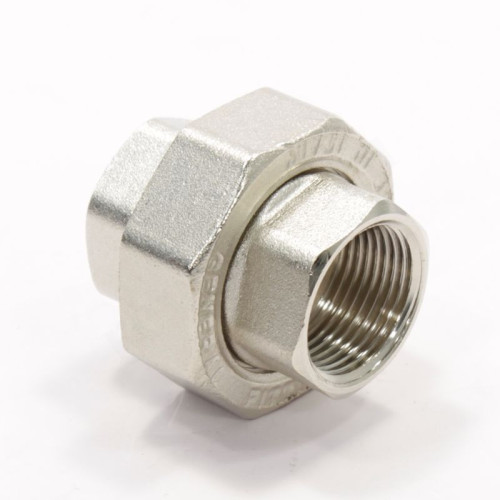 Американка 3/4"-3/4", General Fittings 2700 A7, резьба-резьба, вн., латунь (никель)