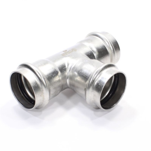 Тройник 42-42-42, WAAG Heavy Inox, пресс-пресс, сталь нержавеющая